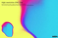 Pulse 287 PNG Elements + 30 Posters