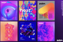 Pulse 287 PNG Elements + 30 Posters
