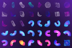 Pulse 287 PNG Elements + 30 Posters