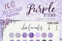 Purple Passion Textures Kit