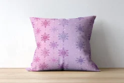 10 Purple Snowflake Seamless Pattern
