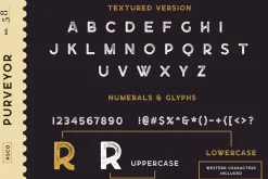 Purveyor - 8 Fonts Included