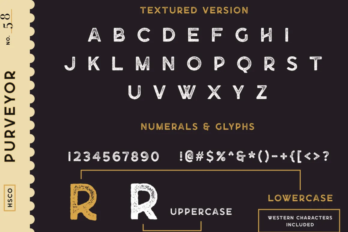 Purveyor - 8 Fonts Included