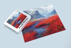 Puzzle Mockup and Box mock 525 piece