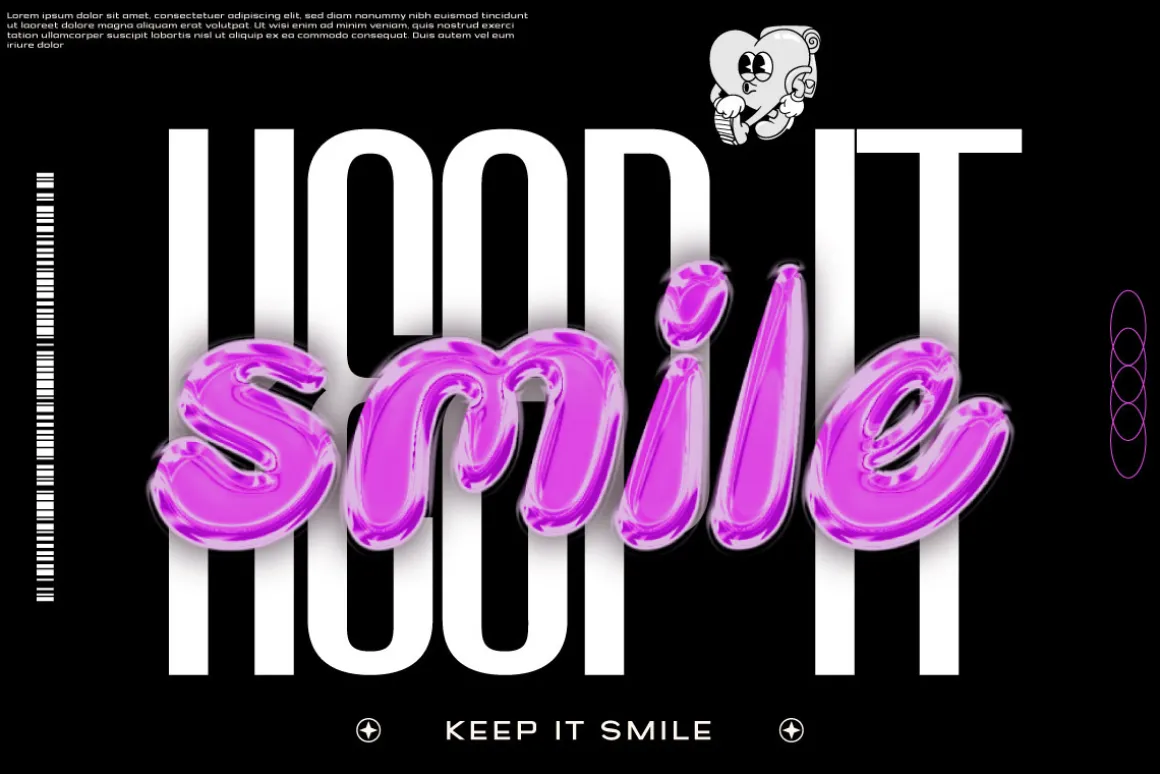 Qebox Chrome - 3D SVG Font