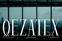 Qezatex - Modern Serif Font