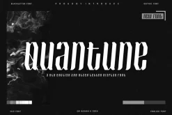 Quantune - Old English Font