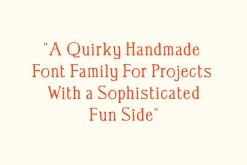 Quarterly - Quirky Handwritten Font