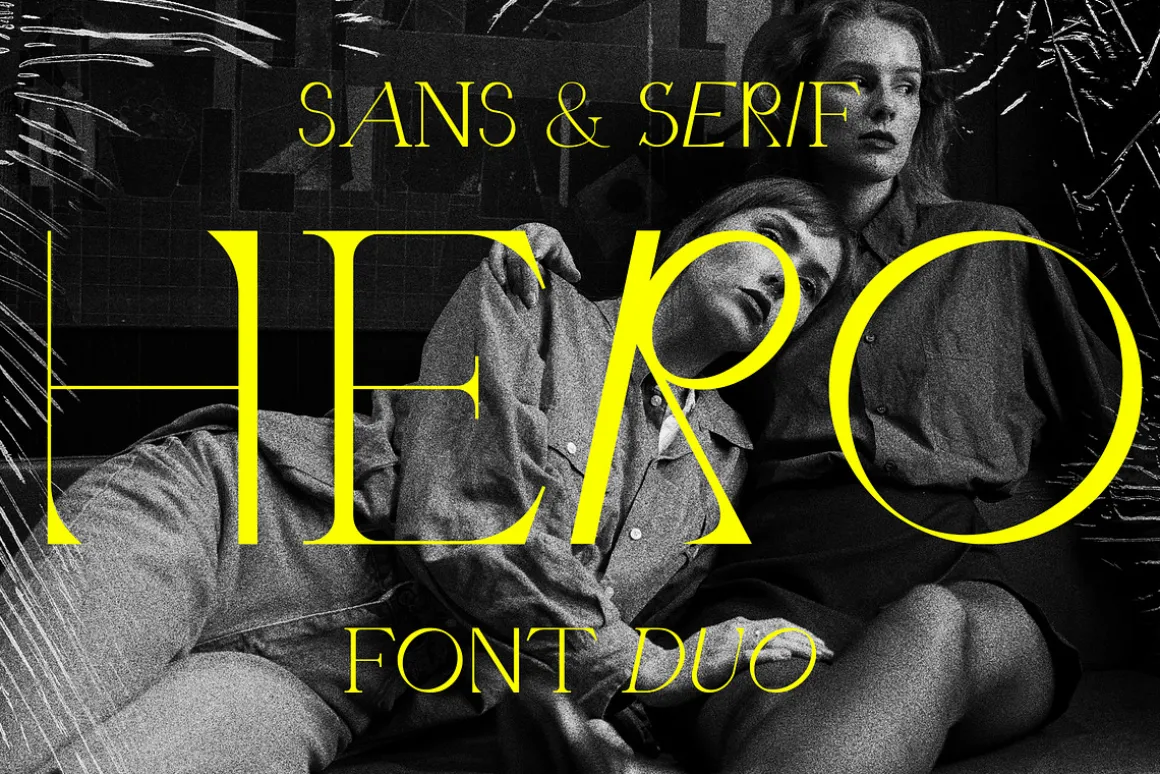 Quarx - Sans & Serif Modern Font Duo