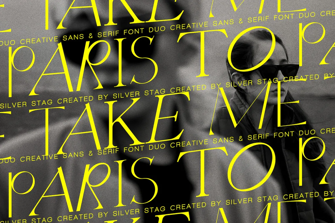 Quarx - Sans & Serif Modern Font Duo