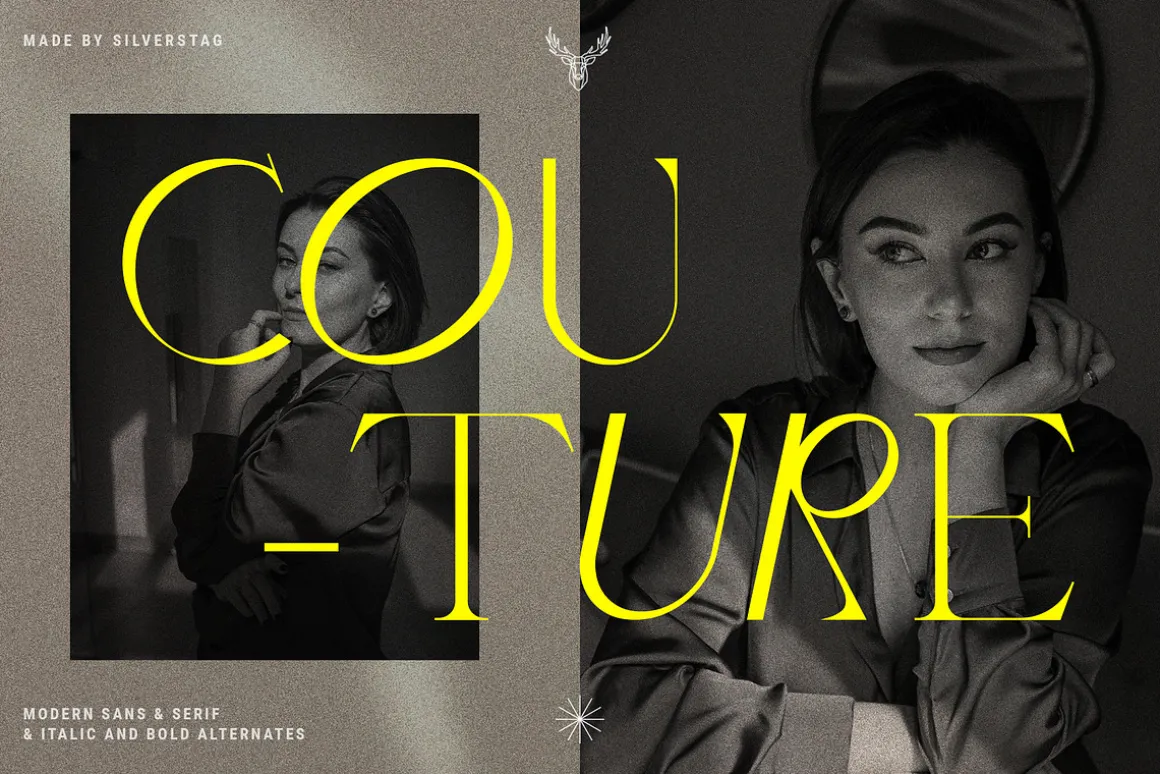 Quarx - Sans & Serif Modern Font Duo