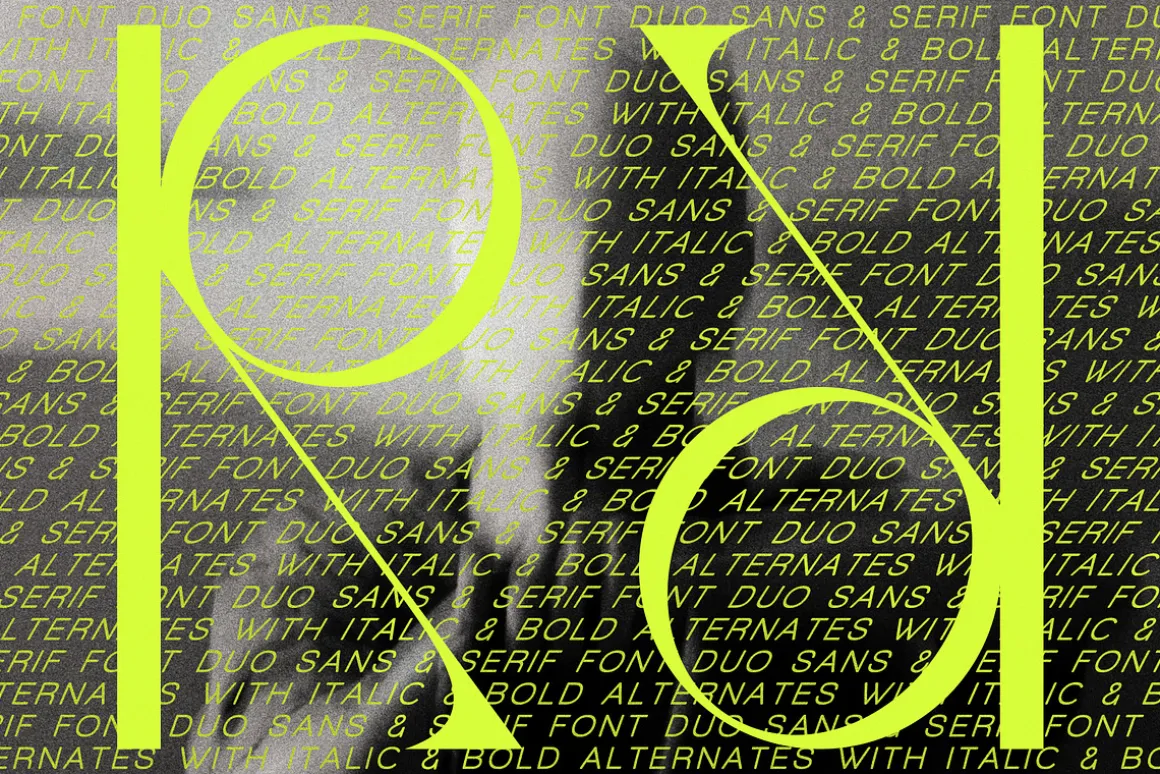 Quarx - Sans & Serif Modern Font Duo