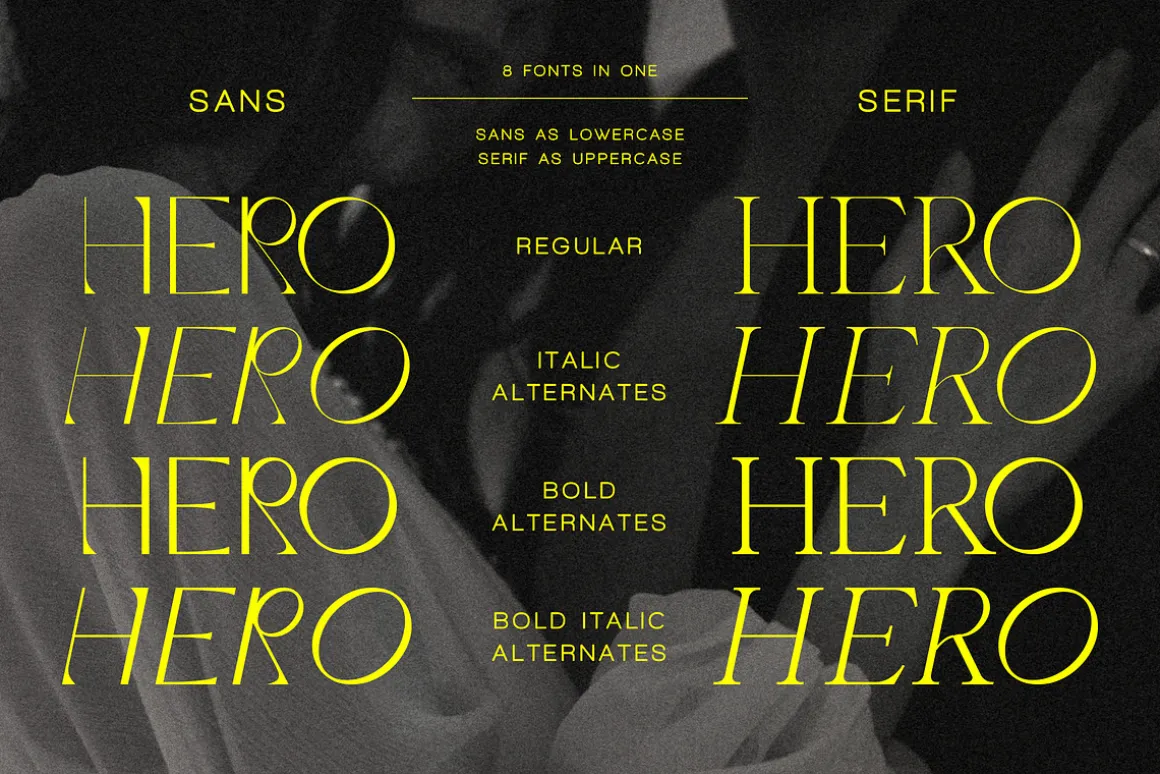 Quarx - Sans & Serif Modern Font Duo