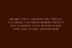 Qucamo - Elegant Serif Font