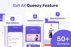 Queezy - Quiz App Mobile UI Kit