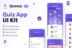 Queezy - Quiz App Mobile UI Kit