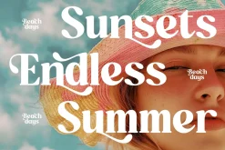 Quick Beach - Modern Retro Serif