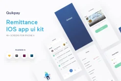 Quikpay Remittance IOS app ui kit