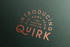 Quirk - Fun Display Font