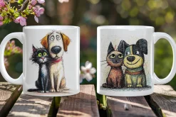 Quirky Dogs & Cats Illustrations