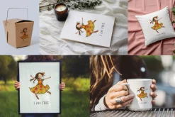 Quirky Girl Clip art