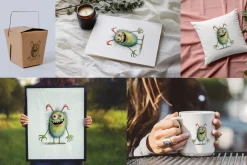 Quirky Monsters Clip art