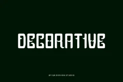 Qujonge - Artdeco Font