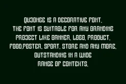 Qujonge - Artdeco Font