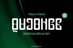 Qujonge - Artdeco Font