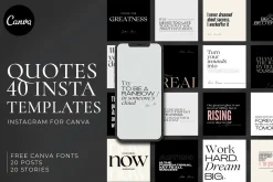 40 Quotes Instagram Templates Canva