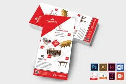 Rack Card | Furniture Shop DL Flyer