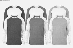 Raglan Longsleeve Mockup Set