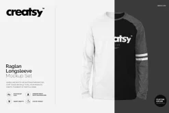 Raglan Longsleeve Mockup Set