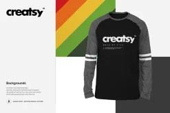 Raglan Longsleeve Mockup Set