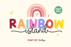 Rainbow Island - Font Duo