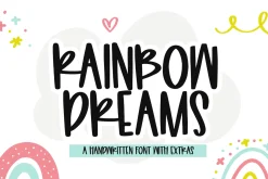 Rainbow Dreams | Font with Extras