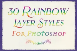 Rainbow Layer Styles for Photoshop