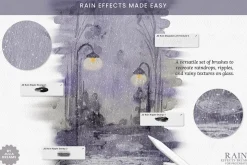 Rain Effects Brushes Procreate