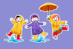 Rainy Day Doodle Illustration