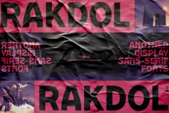 Rakdol - Display Sans Serif Fonts