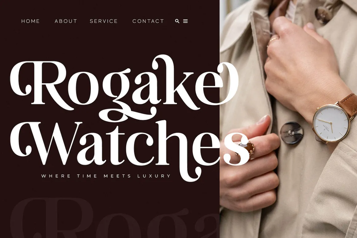 Ralgine Decorative Modern Serif