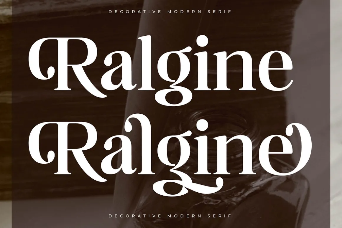 Ralgine Decorative Modern Serif