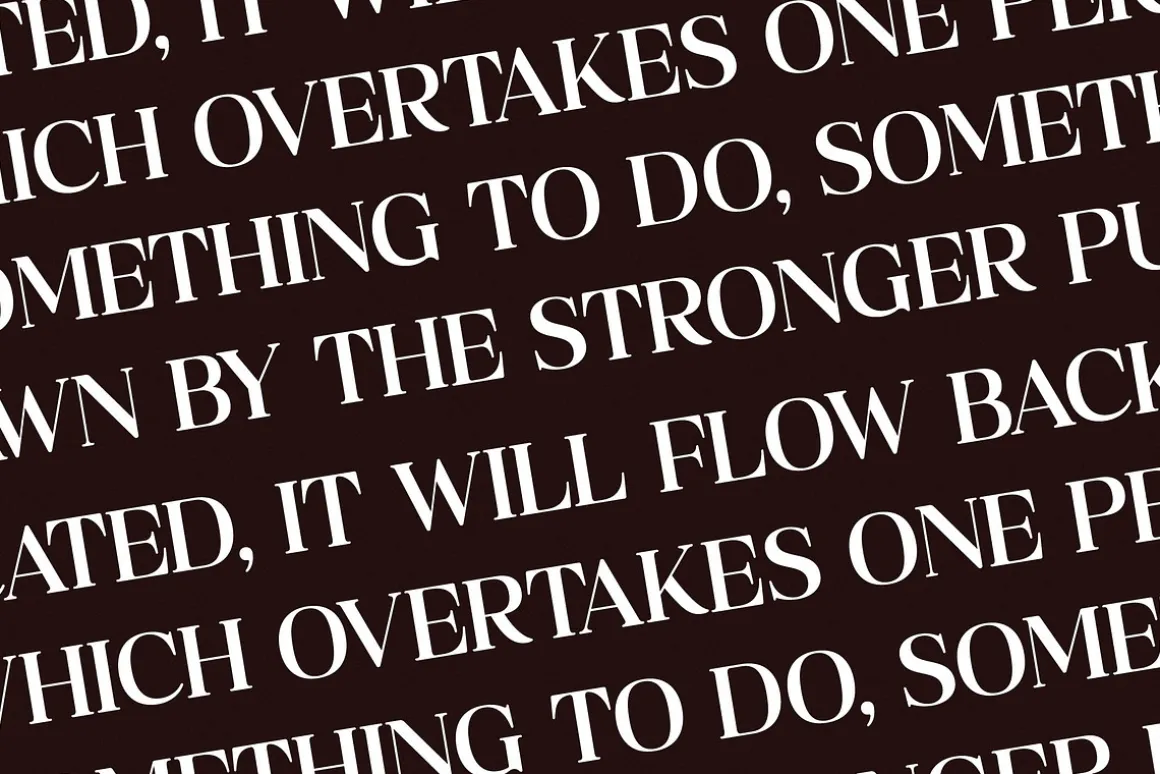 Ralgine Decorative Modern Serif