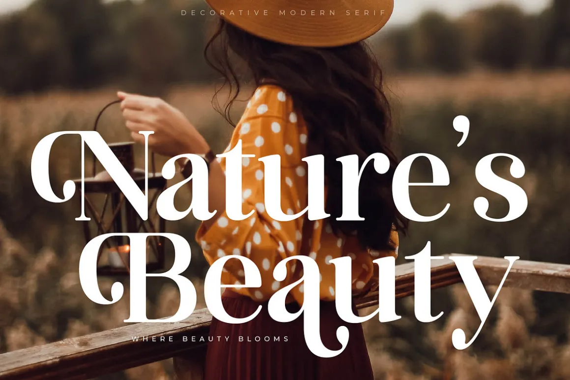 Ralgine Decorative Modern Serif