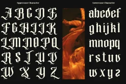 Randuel - Blackletter Swash Font