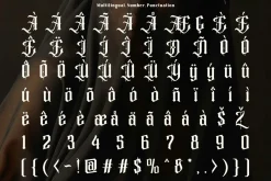 Randuel - Blackletter Swash Font