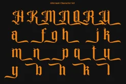 Randuel - Blackletter Swash Font
