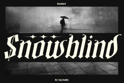 Randuel - Blackletter Swash Font