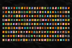 Ransom Notes Letters Set