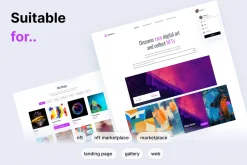 RareNFTs - NFT Landing Page UI Kit